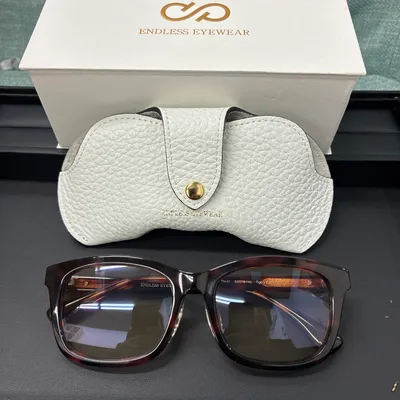 ENDLESS EYEWEARサングラス　レザーケース付