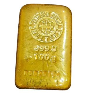 純金インゴット100g 田中貴金属工業