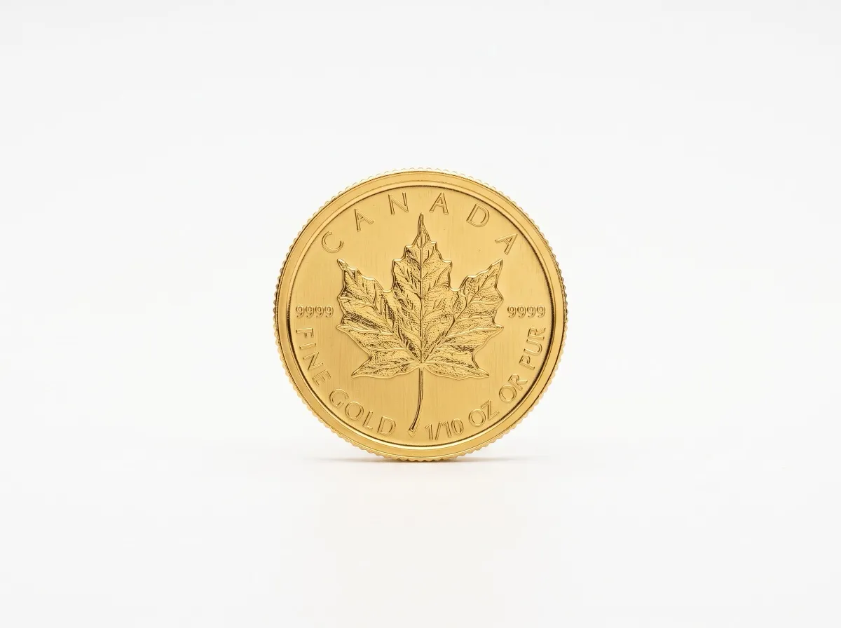 メイプルリーフ金貨 1/10oz