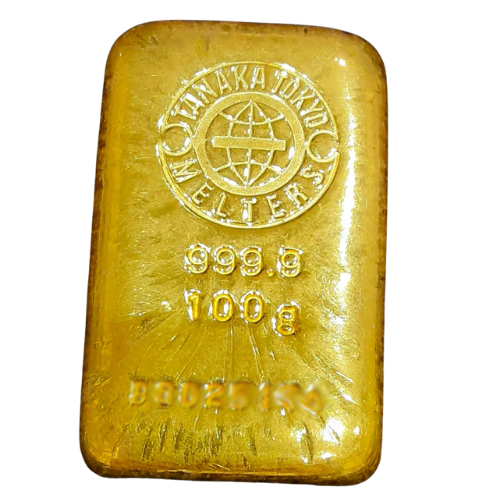 純金インゴット100g 田中貴金属工業
